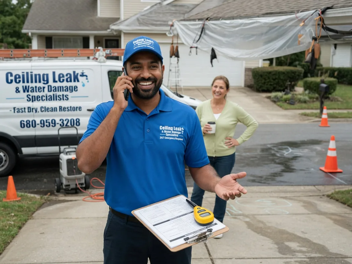 Ceiling Leak Cleanup Waterville Valley, NH FAQs